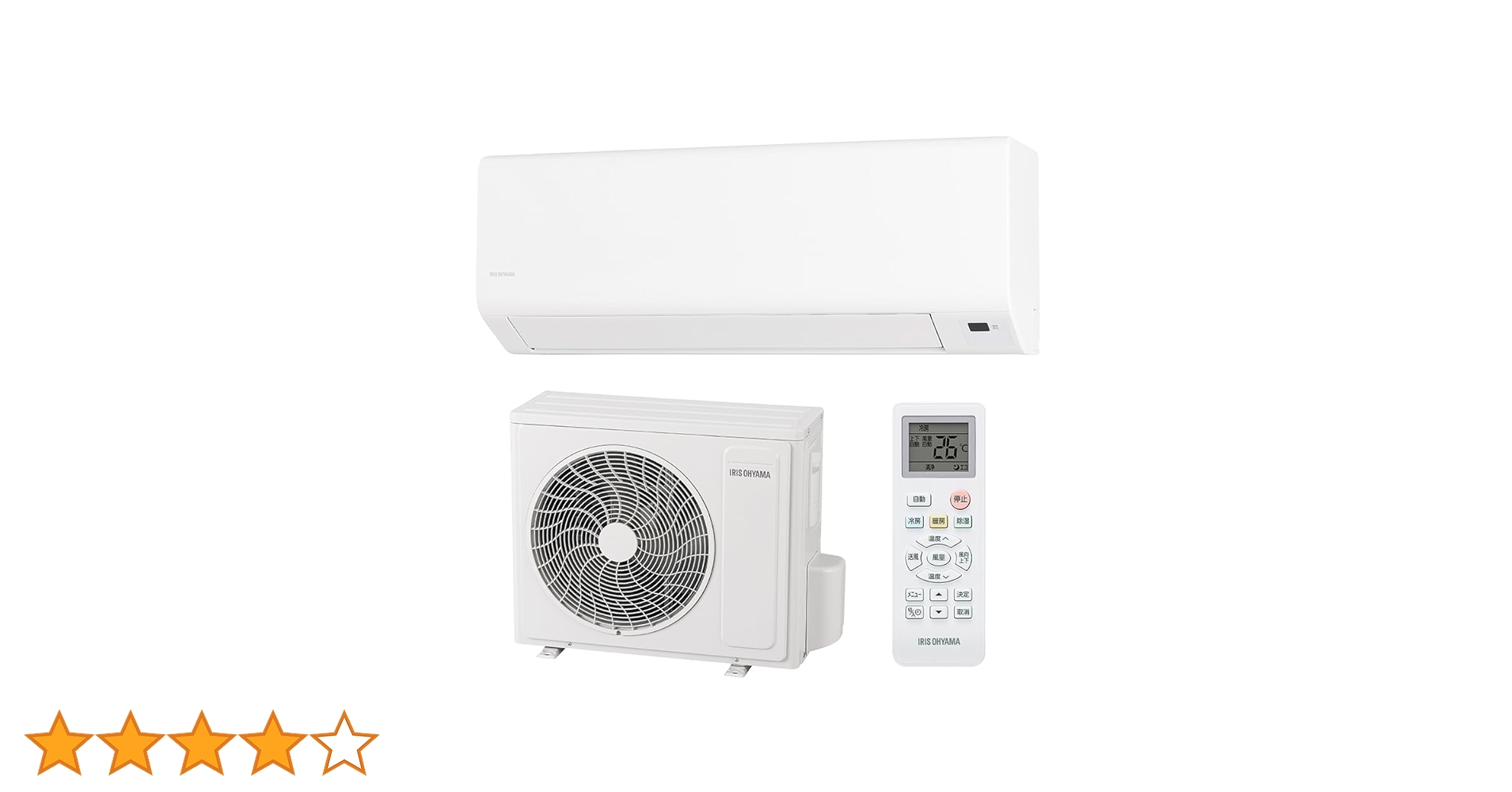 Amazon.co.jp: アイリスオーヤマ エアコン 6畳 セパレート